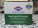 Clorox Hydrogen Peroxide Disinfectant Individual Wipes Box 50 Exp 2023. Fixed Price $19.99.