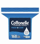 Cottonelle Fresh Care Flushable Wet Adult WIPES,168 Per Pack. Fixed Price $10.80.