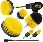 Holikme 6PACK Drill Brush Power Scrubber Cleaning Extended Long Attachment. Fixed Price $12.75.