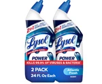 New Lysol Power Toilet Bowl Cleaner 24 Oz 2-PACK 48. Fixed Price $8.90.