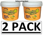 2 Pack - Scrub Daddy Tangerine Natural Cleaning Paste 17.6 Oz Each. Fixed Price $29.57.