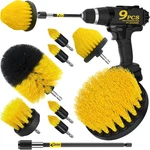 9PACK Drill Brush All Purpose With Extend Attachment For Bathroom. Fixed Price $12.38.