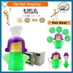 Green Angry Mama Microwave Cleaner Steam Oven Easily Removes Stains. Fixed Price $11.64.