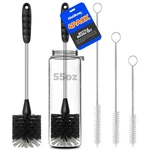 Holikme Bottle Brush Cleaner Set, 14" Long Handle Stainless Steel Clea.... Fixed Price $12.12.