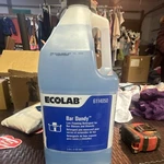 Ecolab Bar Dandy 6114050 Low-foaming Detergent Gallon (3.78L) For Glasses. Fixed Price $50.00.