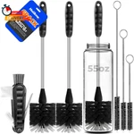 Holikme 6 Pack Bottle Brush Set, 14" Long Handle Stainless Steel Cleaner. Fixed Price $11.66.