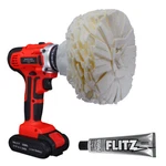 Flitz Buff Ball Large White 5" Diameter With 1.76 Oz Tube. Fixed Price $39.82.