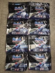 Lot Of 8: Finish Powerball Quantum Dishwasher Detergent Tablets - 12 Count Bags. Fixed Price $37.95.