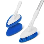 Qaestfy Shower Bathtub And Tile Scrubber Brush With 51'' Adjustable Long .... Fixed Price $37.16.
