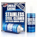 Sheila Shine 2 X 10OZ Stainless Steel Cleaner And Polish - Removes Grease,. Fixed Price $43.51.