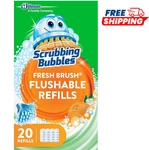 Scrubbing Bubbles Flushable Toilet Bowl Wand Cleaner Refills, Fresh Brush. Fixed Price $13.20.