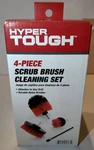 Hyper Tough 4-PIECE Drill Cleaning Set Scrub Brushes Bathroom Tile. Fixed Price $15.99.