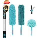 Telespro 20 Foot High-reach Duster Kit With 5-12FT Pole, Silver. Fixed Price $84.98.
