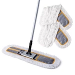 24" Commercial Dust Mop For Floor Cleaning Heavy Duty With Microfibe. Fixed Price $35.35.