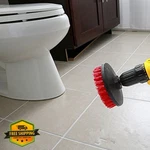 Duoshida Drill Brush Set, 2 Pcs, Tile Grout Cleaner, 5" Bristle. Fixed Price $20.00.
