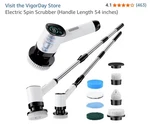 Electric Spin Scrubber For Cleaning Bathroom Cordless Brush Power Sc.... Fixed Price $12.88.