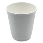 Boardwalk Paper Hot Cups, Double-walled, 10 Oz, White, 25/PACK. Fixed Price $12.45.