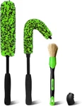 Yeewayveh 3PCS Quick Car Wheel Kit, 2-SIZE 360 Bendale Rim Cleaner Brushe. Fixed Price $16.65.