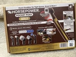 Horsepower Pocket Pony Gold As-seen-on-tv Cordless Waterproof Scrubber. Fixed Price $42.00.