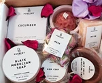 Women Gift Set Bath Body Soap Cleansing Kit Moroccan Spa Hammam Personal Care. Fixed Price $58.00.
