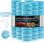 100 Car Winter Windshield Washer Wiper Fluid Concentrated Tablets Removes Stains. Fixed Price $11.45.