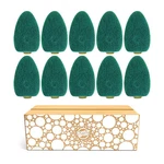 Scotch-brite 481-10-SIOC Dish Wand Refills, 7 1/4 In L, Green, PK10. Fixed Price $13.69.