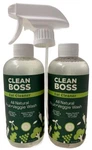 #joy Cleanboss Eat Cleaner Fruit & Veggie Natural Wash Preserver 12 Oz, Pack. Fixed Price $26.00.