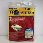 Shop Vac 90671 Type Bags 5-8 Gallons (2 Pk) New Original Oem Fine Filtration. Fixed Price $12.00.