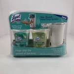 Lysol No Touch Hand System Dispenser 2 Cucumber Green Tea Set New. Fixed Price $52.75.