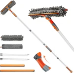 Eazer 89'' Squeegee Window Cleaner 2 1 Rotatable Cleaning Tool Kit Wit. Fixed Price $35.79.