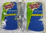Scotch-brite Non-scratch Dishwand 1 & 6 Refill Pads Lot-closeout. Fixed Price $10.00.