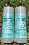 (2) Mrs Meyers Dish Soap New Limited Edition Mint Scent Fast Ship. Fixed Price $14.00.