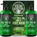 Viking Revolution Tea Tree Oil Body Wash Soap For Men - Helps Athlete'. Fixed Price $33.89.