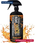 Boat Juice Interior 2-IN-1 Vinyl Seat Cleaner & Ceramic Uv Protectant Spray. Fixed Price $31.60.