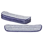 Rubbermaid Commercial Q800WHI 18 In. 5.5 Microfiber Pad - Bl/wt (6/BX) New. Fixed Price $121.56.