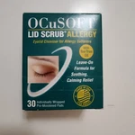 Ocusoft Scrub Allergy Eyelid Cleanser 30 Pads Exp 2027+. Fixed Price $21.49.
