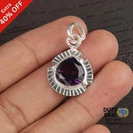 Heart African Amethyst Stone Mother Bezel Anniversary Pendant Jewelry 925 Silver. Fixed Price $16.11.