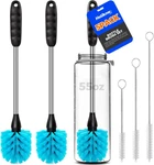 Holikme 5 Pack Bottle Brush Cleaner Set, 14" Long Handle Stainless Steel. Fixed Price $13.09.