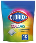 Clorox 2 For Colors - Stain Remover And Brightener 40 Count (pack Of 1). Fixed Price $19.84.