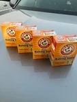 4 Paks Arm & Hammer Pure Baking Soda, 8OZ Ea Packs. Fixed Price $16.00.