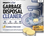 Mighty Foaming Citrus Garbage Disposal Cleaner Tablets 24 Ct. Fixed Price $14.95.