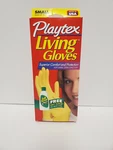 Vintage Playtex Living Gloves Yellow Size Small Long Cuff Cotton Lined Usa New. Fixed Price $30.00.