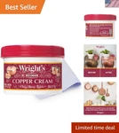 By Weiman Cream Copper And Brass Cleaner - Gently Cleans Removes Tarnish .... Fixed Price $26.39.