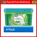 (4 Pack) Great Value Automatic Dishwasher Pacs, Fresh Scent, 78 Count. Fixed Price $57.99.
