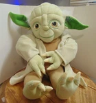 Star Wars Yoda Pillow Buddy 2009 Jay Franco 13.8" X 11" W/ Tags. Fixed Price $25.00.