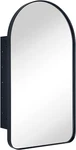 Matt Black Arched Recessed Bathroom Medicine Cabinet With Mirror Metal Framed. Fixed Price $203.86.
