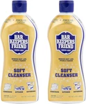 Bar Keepers Friend Soft Cleanser Kitchen Rust Lime Stains Rremove Pack 2 13OZ. Fixed Price $9.99.