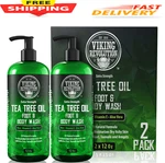 Viking Revolution Tea Tree Oil Body Wash Soap For Men - Helps Athlete's Foot, To. Fixed Price $34.00.