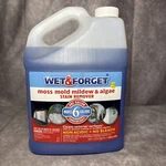 Wet & Forget Outdoor Moss, Mold And Mildew Stain Remover Concentrate- 1 Gallon. Fixed Price $25.00.