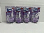 4 Pk Lysol Hygienic Lavender Field Scent Automatic Toilet Cleaner Purple Clip On. Fixed Price $19.99.